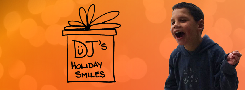 DJ Holiday Smile IMages WORDPRESS new logo ORANGE